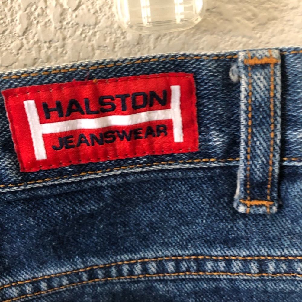 Halson Vintage 90s Baggy Mom Shorts Y2K High Waist Jean Size 10 Medium Wash - Picture 3 of 9